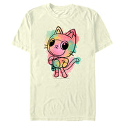 Men's DreamWorks: Gabby's Dollhouse Colorful Pandy Paws  Adult T-Shirt