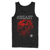 Men's Jurassic World #Beast T. Rex  Adult Tank Top