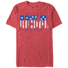 Men's Lost Gods Fourth of July  USA American Flag Stars  Adult T-Shirt