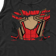 Men's Marvel Spider-Man: No Way Home Ripped Iron Suit  Adult Tank Top