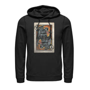 Men's Marvel Venom Playing Card  Adult Pull Over Hoodie