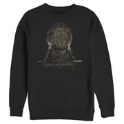 Men's Game of Thrones Die or Win Iron Throne  Adult Sweatshirt