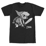 Men's Nintendo Legend of Zelda Spirit Tracks Link  Adult T-Shirt