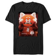 Men's Turning Red Red Panda Mei Lee Poster  Adult T-Shirt