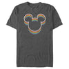 Men's Mickey & Friends Rainbow Logo  Adult T-Shirt