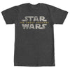 Men's Star Wars The Force Awakens Metal Logo  Adult T-Shirt