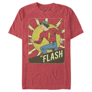 Men's The Flash Vintage Frame  Adult T-Shirt