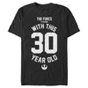 Men's Star Wars Force Is Strong With This 30 Year Old Rebel Logo  Adult T-Shirt