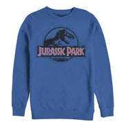 Men's Jurassic Park Vintage Logo  Adult Sweatshirt