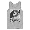 Men's Lost Gods Sugar Skull Portrait  Adult Tank Top