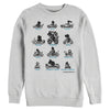 Men's Nintendo Mario Kart Silhouette Grid  Adult Sweatshirt