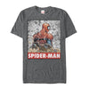 Men's Marvel Spider-Man Comic Poster  Adult T-Shirt