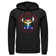 Men's Lilo & Stitch Ohana Rainbow Pride  Adult Pull Over Hoodie