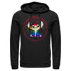 Men's Lilo & Stitch Ohana Rainbow Pride  Adult Pull Over Hoodie