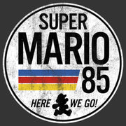 Men's Nintendo Super Mario Retro Rainbow Ring  Adult Sweatshirt