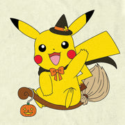 Men's Pokemon Halloween Pikachu Witch Costume  Adult T-Shirt