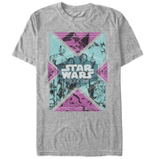 Men's Star Wars Rogue One Retro Rebel Geometric Print  Adult T-Shirt