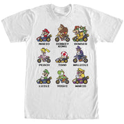 Men's Nintendo Mario Kart Cast  Adult T-Shirt