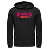 Men's Stranger Things Pink Logo  Adult Pull Over Hoodie