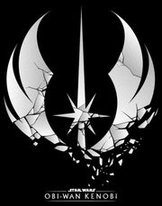 Men's Star Wars: Obi-Wan Kenobi Shattered Jedi Knight Emblem  Adult T-Shirt