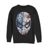 Men's Marvel Fourth of July  Spider-Man American Flag Mask  Adult Sweatshirt