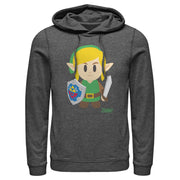 Men's Nintendo Legend of Zelda Link's Awakening Avatar  Adult Pull Over Hoodie