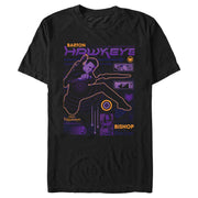 Men's Marvel Hawkeye Barton and Bishop Bullseye Everytime  Adult T-Shirt