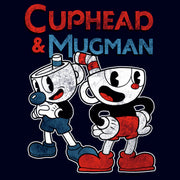 Men's Cuphead Retro Best Friend Mugman  Adult T-Shirt