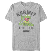 Men's The Muppets Kermit 1955 Collegiate  Adult T-Shirt