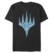 Men's Magic: The Gathering Blue Mana Planeswalker Symbol  Adult T-Shirt