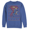 Men's Superman Ugly Christmas Superman Flight  Adult Sweatshirt