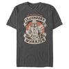 Men's Star Wars: The Mandalorian Legendary Warrior Sunset  Adult T-Shirt