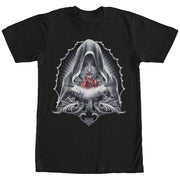 Men's Aztlan Virgin Mary Rose  Adult T-Shirt