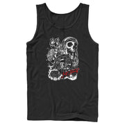 Men's Pirates of the Caribbean: Curse of the Black Pearl Jack Sparrow Icons  Adult Tank Top