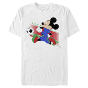 Men's Mickey & Friends Mickey Mouse Italy Soccer Team  Adult T-Shirt