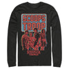 Men's Stranger Things Scoops Troop Character Pose  Adult Long Sleeve Shirt