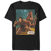 Men's Star Wars Han and Chewbacca Bandana  Adult T-Shirt