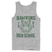 Men's Stranger Things Hawkins High School Tiger 1983  Adult Tank Top