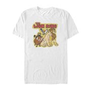 Men's Lion King Retro Family  Adult T-Shirt