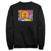 Men's The Simpsons Homer Donut Head  Adult Sweatshirt