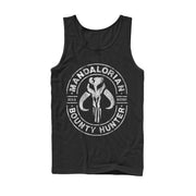 Men's Star Wars: The Mandalorian Seek & Destroy Stamp  Adult Tank Top