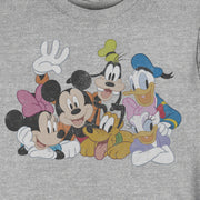 Men's Mickey & Friends Club House Group Shot  Adult Sweatshirt