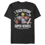 Men's Marvel Avengers Classic I Teach Super Heroes  Adult T-Shirt