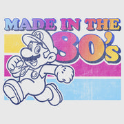 Men's Nintendo Mario Made in the Eighties  Adult T-Shirt