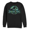 Men's Jurassic Park Floral T Rex Logo  Adult Sweatshirt