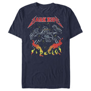 Men's Star Wars Darth Vader Metal Band  Adult T-Shirt