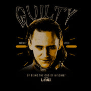 Men's Marvel Loki Guilty  Adult T-Shirt