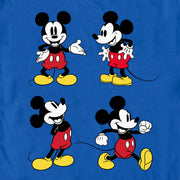 Men's Mickey & Friends Four Retro Mice  Adult T-Shirt