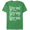 Men's Lost Gods St. Patrick's Day Kiss Me Three  Adult T-Shirt