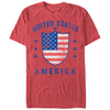 Men's Lost Gods United States Shield  Adult T-Shirt